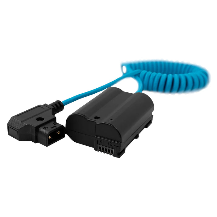 Kondor Blue D-Tap to Nikon EN-EL15 Coiled Dummy Battery Cable