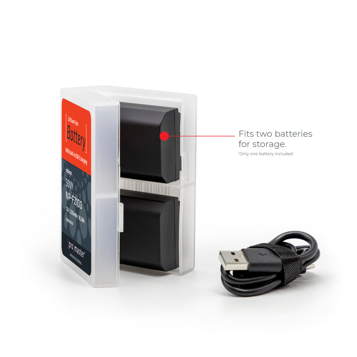 ProMaster Sony NP-FZ100 Li-ion USB-C Rechargeable Battery
