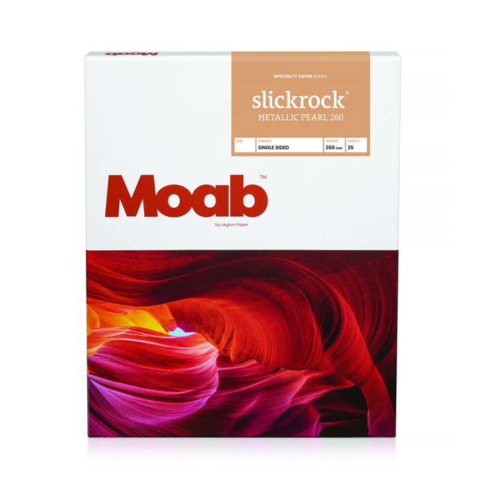 Moab Slickrock Metallic Pearl 260, 11" x 14" - 25 Sheets