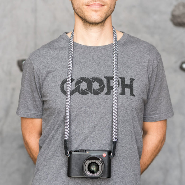 Cooph Braided Camera Strap, 49.2" (125cm) - Charcoal
