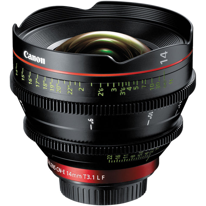Canon CN-E 14mm T3.1 L F Cinema Prime - EF Mount Lens