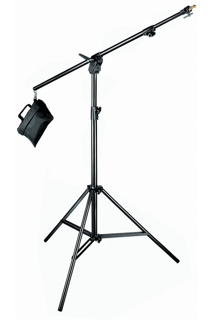 Manfrotto Black Combi-Boom Stand, 3-Section Stand with sand bag
