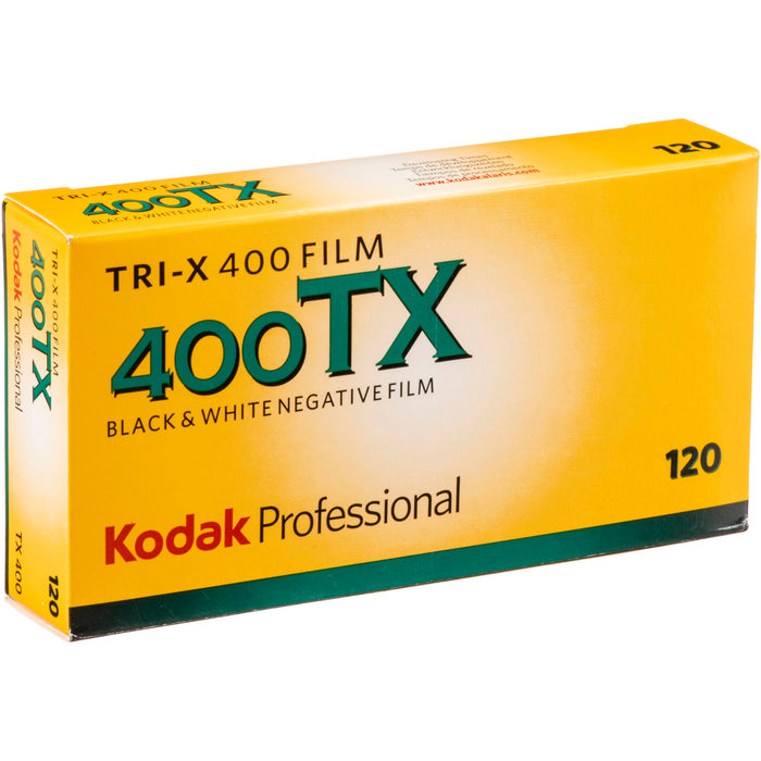 Kodak Professional Tri-X 400 Black & White Negative - 120 Film, 5 Pack