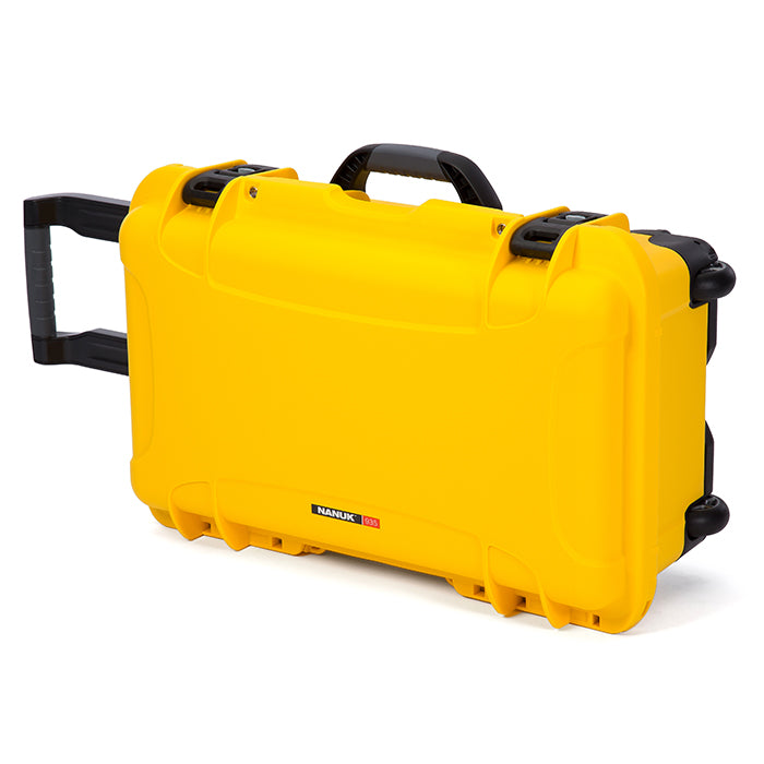 Nanuk 935 Hard Utility Case with Padded Divider Insert & Lid Organizer - Yellow
