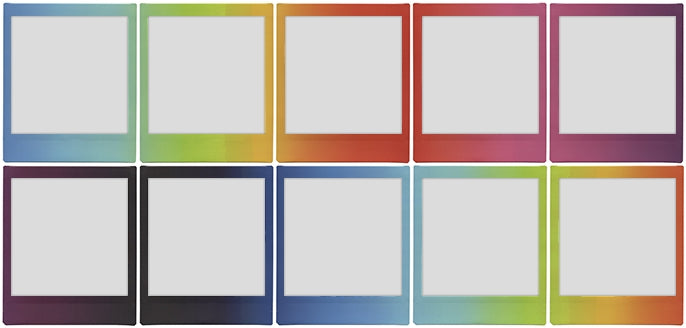 Fujifilm Instax Square Rainbow Instant Film - 10 Exposures