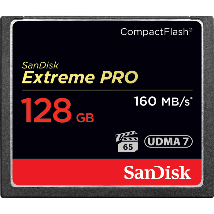SanDisk 128GB Extreme Pro CF 160MB/s Memory Card