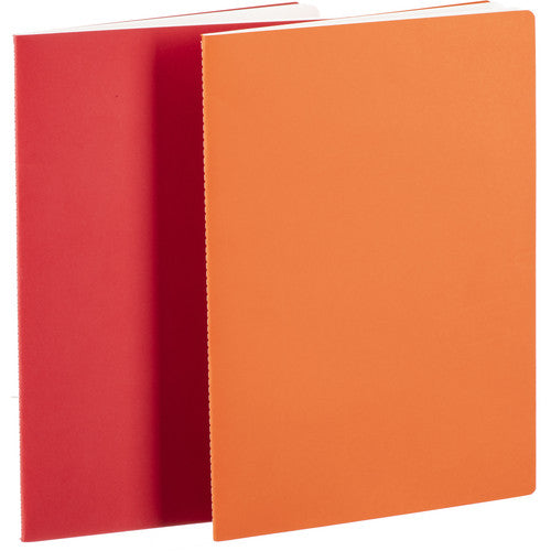 Hahnemühle Sketch & Note Booklet Bundle, Cerise and Paprika Covers, A5 - 20 Sheets Each