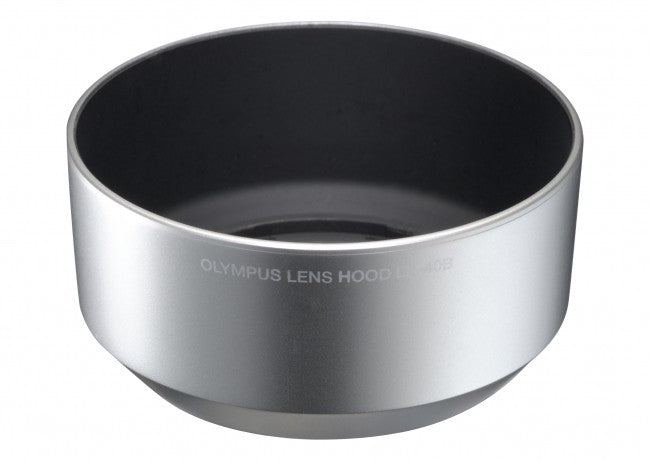 OM System Lens Hood LH-40B for 45mm F1.8 Silver