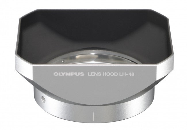 OM System Lens Hood LH-48 for 12mm F2.0 Silver
