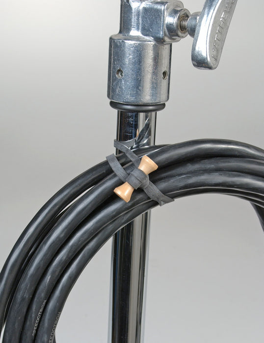 Bongo Ties 5" Elastic Cable Ties (10-Pack, Black)