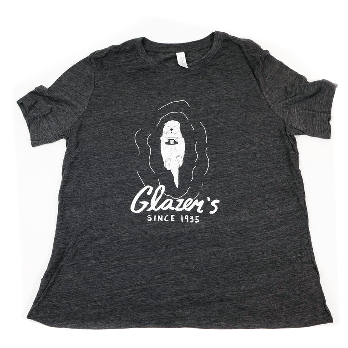 Glazer's Otter T-Shirt Grey - Womens, Large