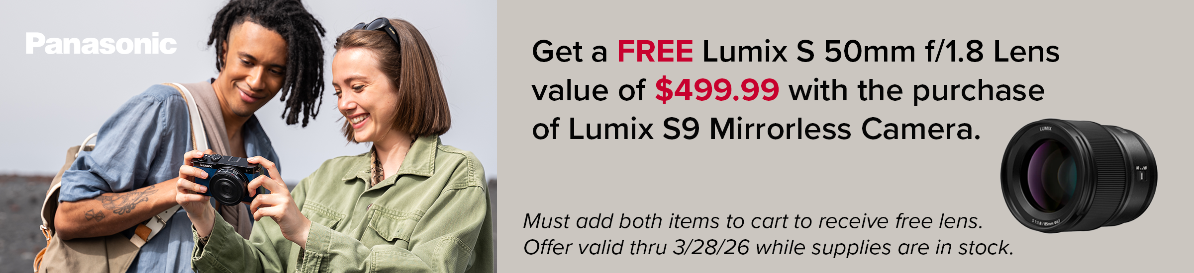Panasonic Lumix S9 Mirrorless Camera + S 50mm f/1.8 Lens Bundle ...