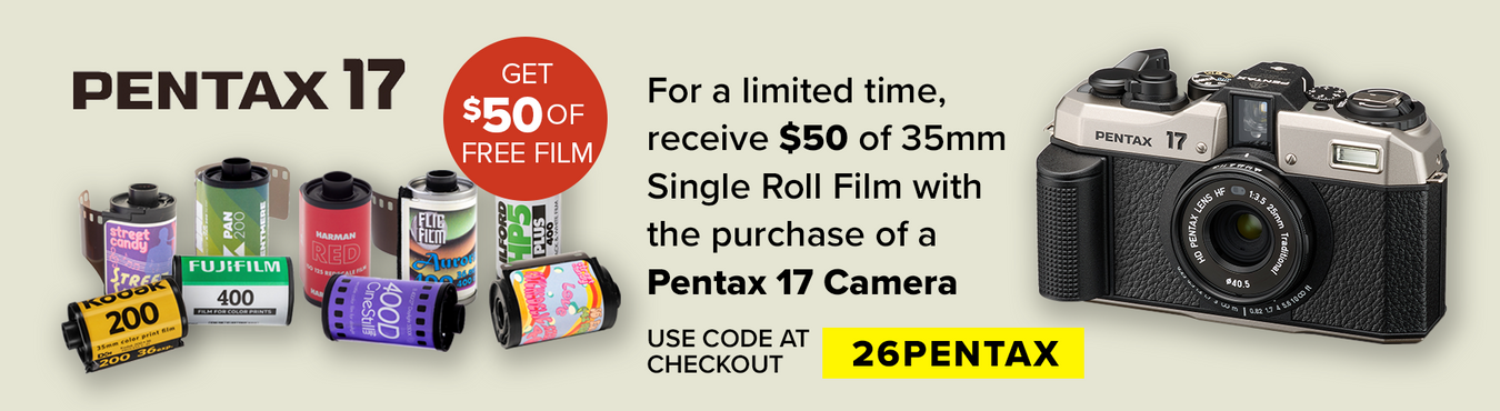 FREE FILM with Pentax 17 Camera
