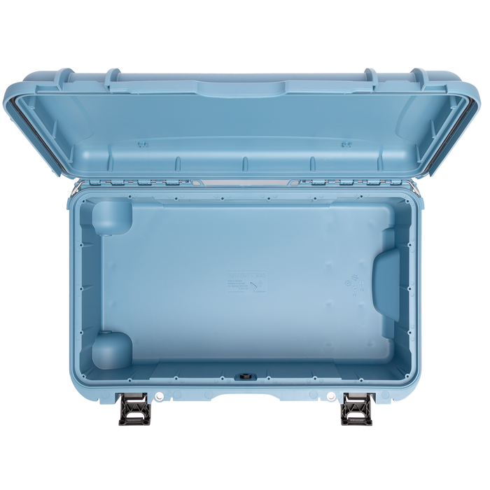 Nanuk 935 Wheeled Pro Photo Kit Protective Case with Padded Dividers & Lid Organizer - Cyan