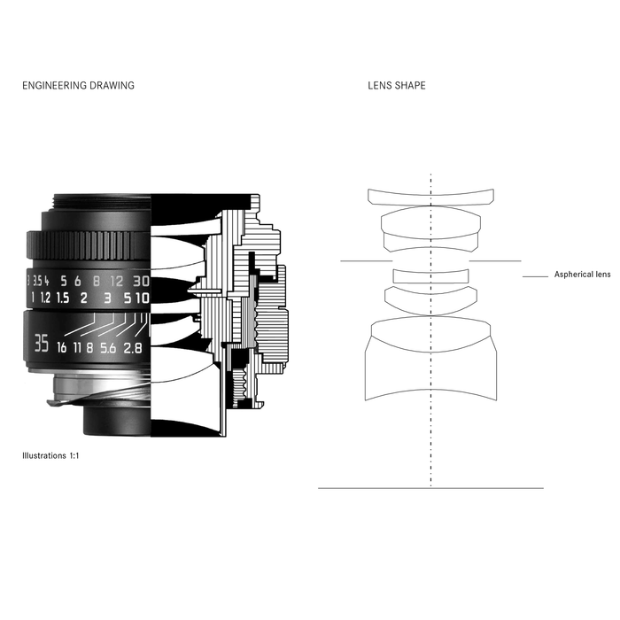 Leica Summicron-M 35mm f/2 ASPH. Lens - Silver