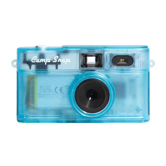 Camp Snap 2 Screen-Free Digital Camera - Blue Rush (Transparent)