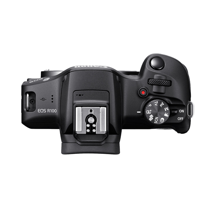 Canon EOS R100 RF-S 18-45mm f/4.5-6.3 IS STM & RF-S 55-210mm f/5-7.1 IS STM Lens Kit