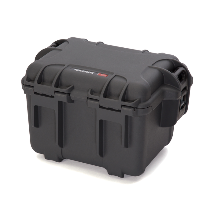 Nanuk 908 Small-Series Protective Case with Cubed Foam & Lid Foam - Graphite