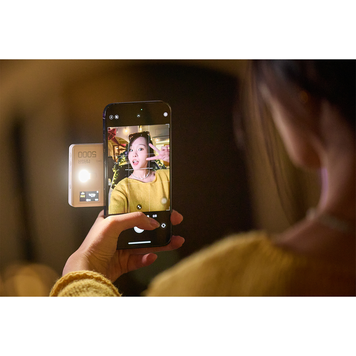 Godox MA5R RGB LED Light & Power Bank - White