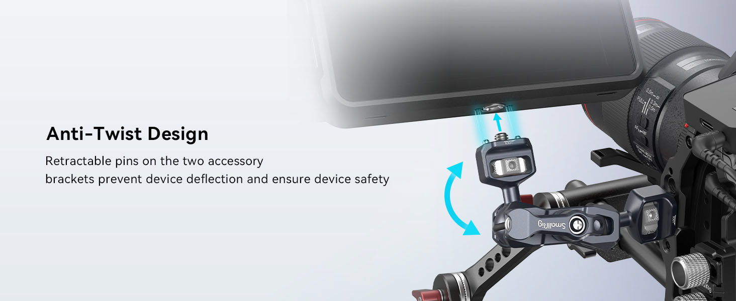 SmallRig Magic Arm with Dual Ball Heads (1/4”-20 Screws) 3873