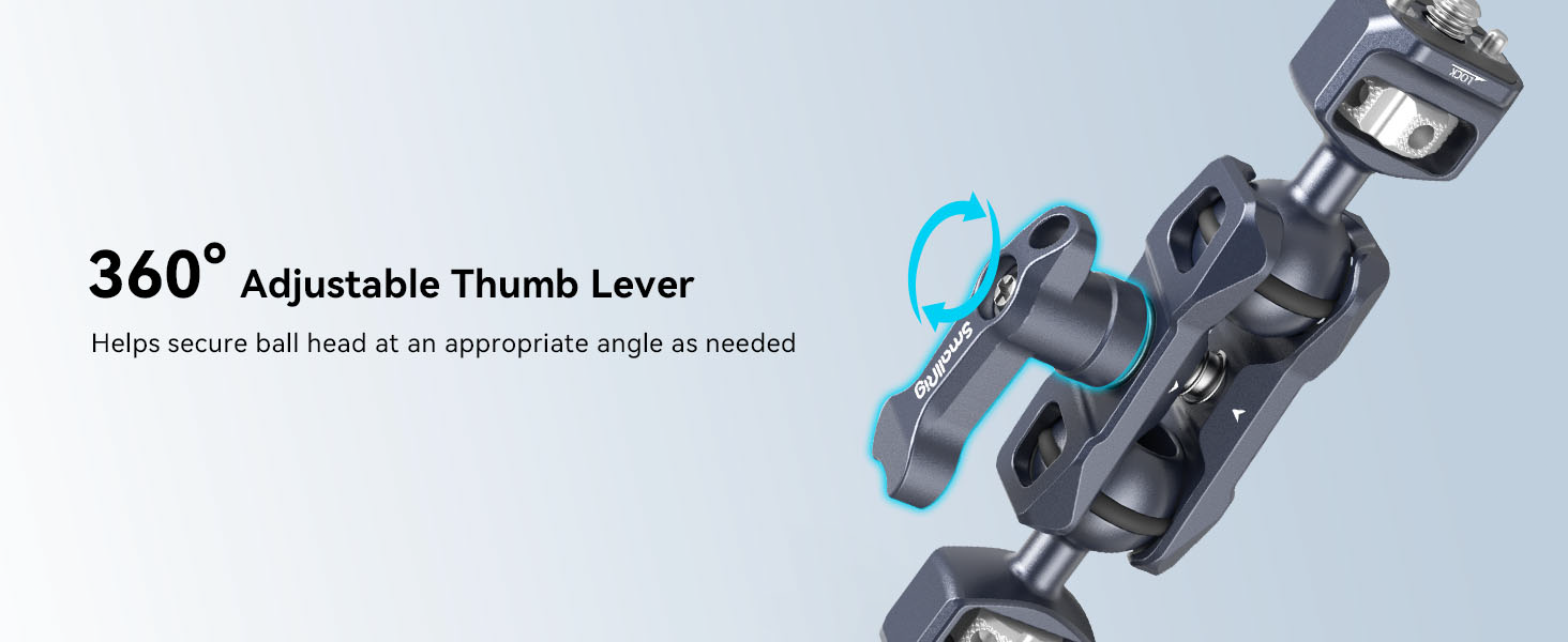 SmallRig Magic Arm with Dual Ball Heads (1/4”-20 Screws) 3873