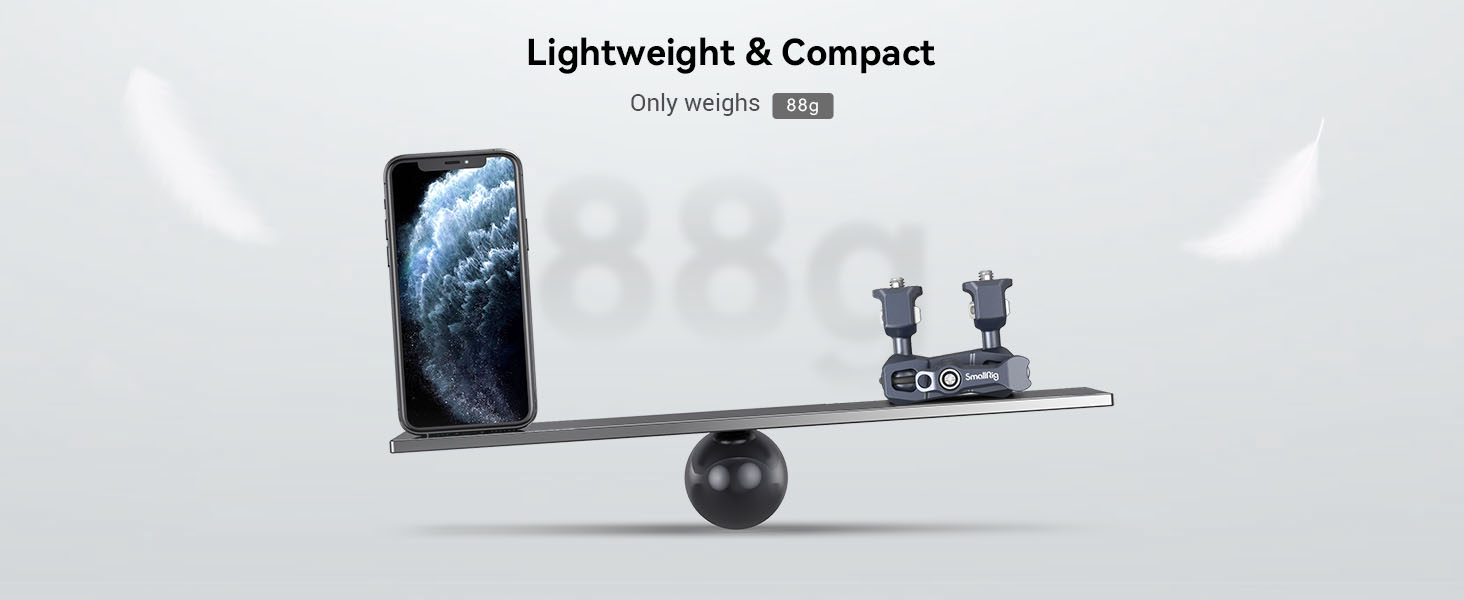 SmallRig Magic Arm with Dual Ball Heads (1/4”-20 Screws) 3873