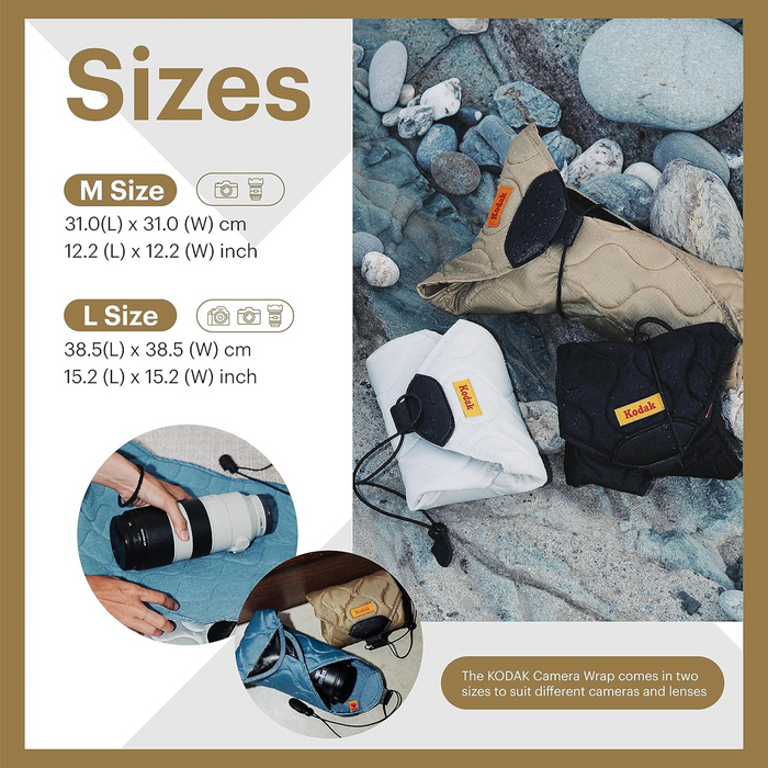 Kodak Camera Wrap, Medium - Blue