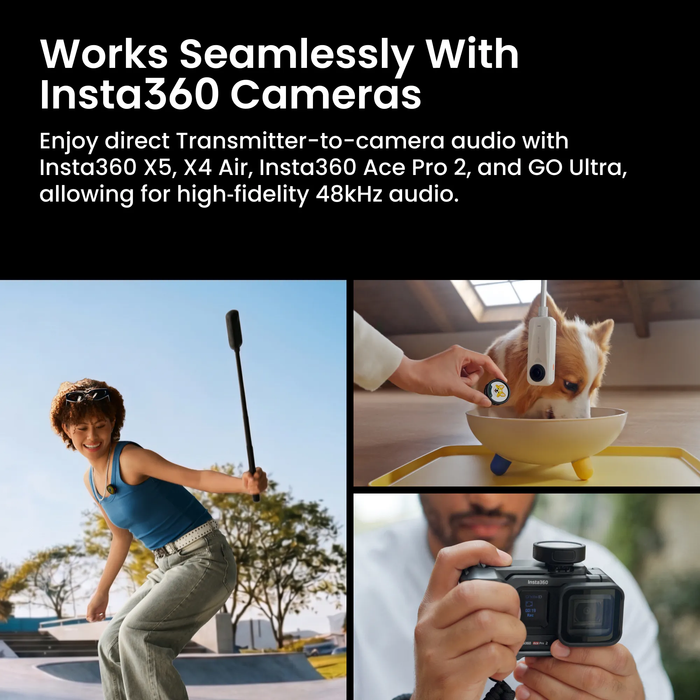 Insta360 Mic Pro Wireless System (1TX + 1RX)