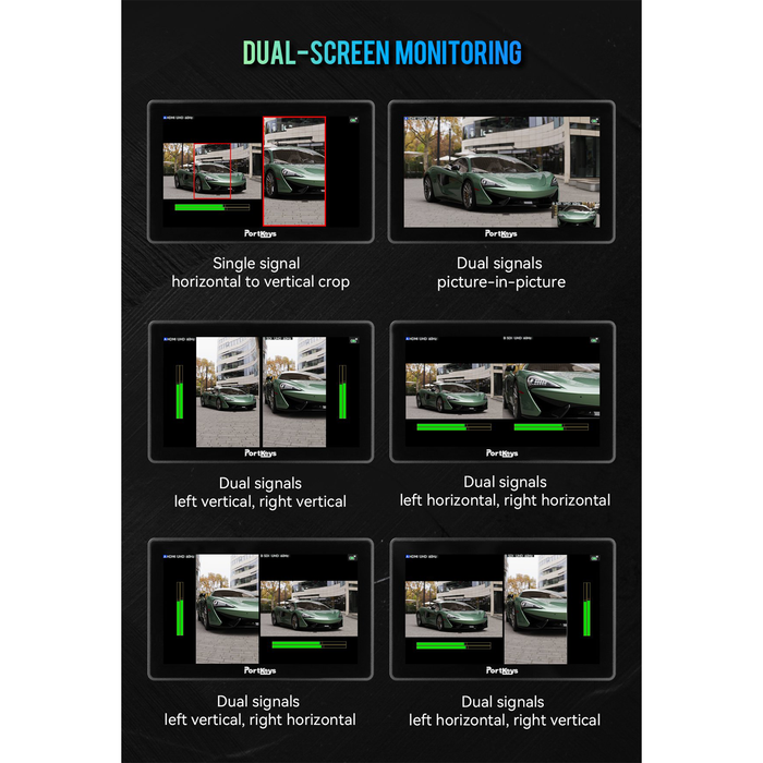Portkeys BM5IV 5.5" 4K HDMI/SDI Touchscreen Monitor with Camera Control