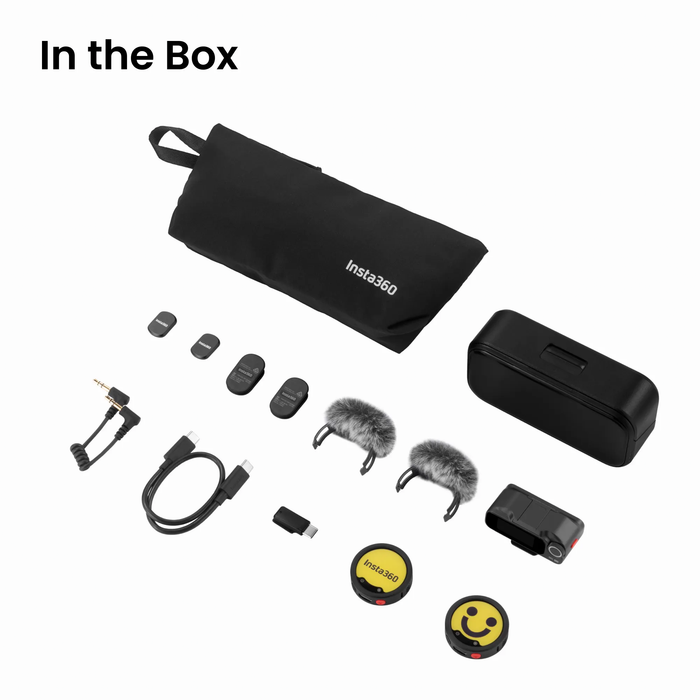 Insta360 Mic Pro Wireless System (2TX + 1RX + Charging Case)