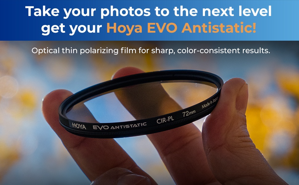 Hoya 49mm EVO Antistatic Circular Polarizer Filter