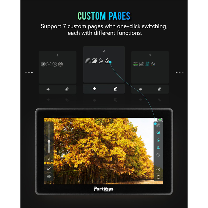 Portkeys BM5IV 5.5" 4K HDMI/SDI Touchscreen Monitor with Camera Control