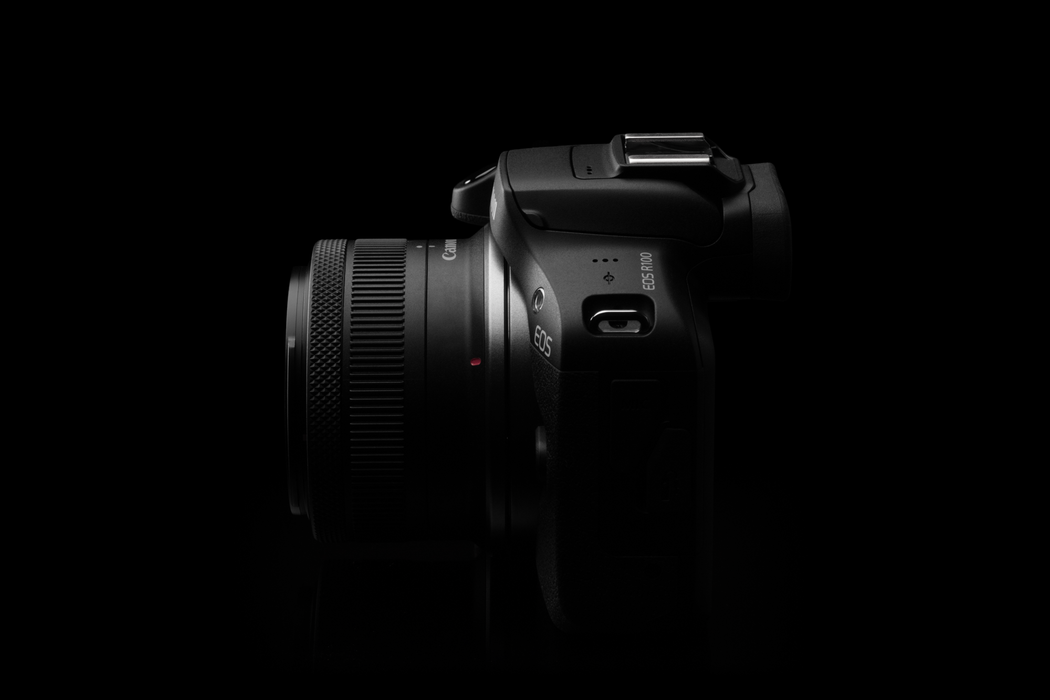 Canon EOS R100 RF-S 18-45mm f/4.5-6.3 IS STM & RF-S 55-210mm f/5-7.1 IS STM Lens Kit
