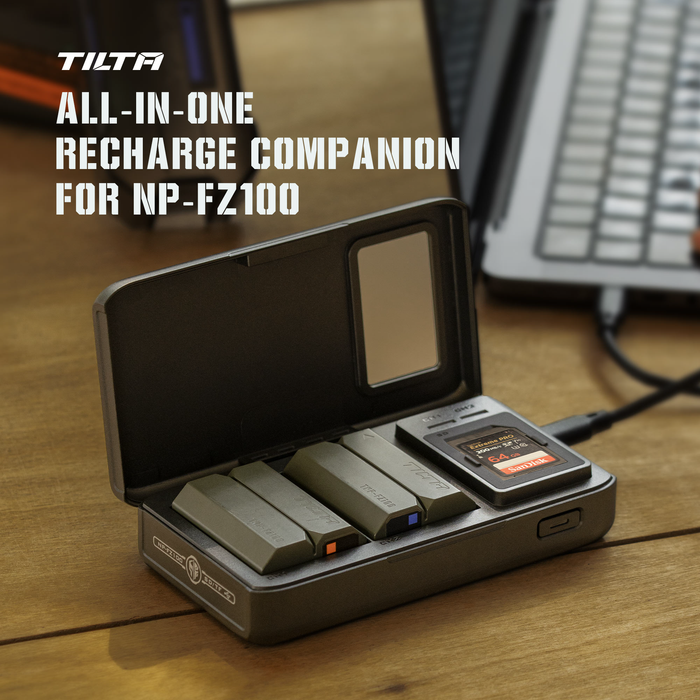Tilta All-In-One Recharge Companion for NP-FZ100 – Black
