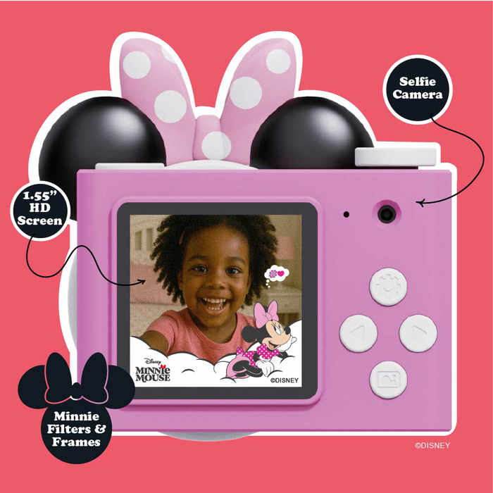 Kidamento Model A Mini Digital Camera for Kids - Minnie Mouse
