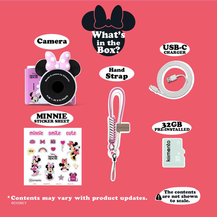 Kidamento Model A Mini Digital Camera for Kids - Minnie Mouse — Glazer ...