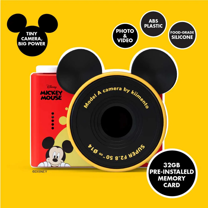 Kidamento Model A Mini Digital Camera for Kids - Mickey Mouse — Glazer ...