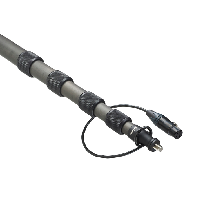 K-Tek KEG-100CC Avalon Series Graphite Boompole with Internal Coiled XLR Cable