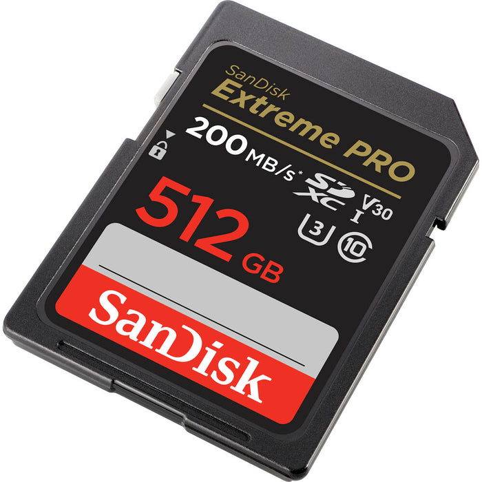 SanDisk 512GB Extreme Pro UHS-I SDXC Memory Card
