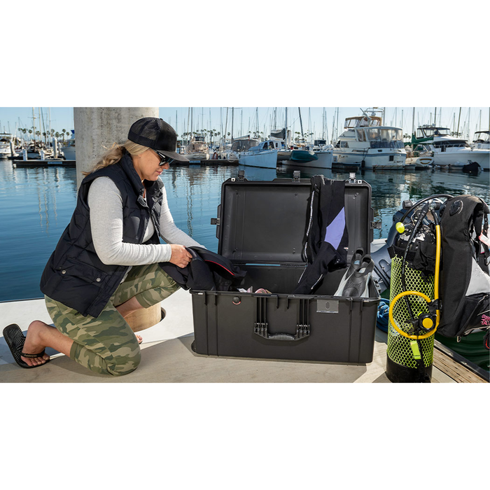 Pelican Air 1646WF Waterproof Wheeled Hard Case with Foam Insert & Lid Foam - Black