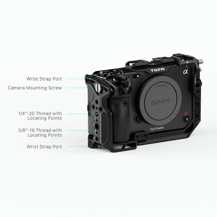 Tilta Full Camera Cage for Sony FX3/FX30 V2 - Titanium Gray