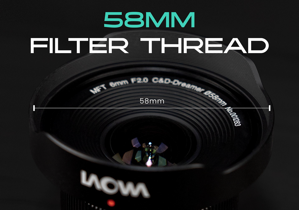 Laowa 6mm f/2 Zero-D Micro Four Thirds Lens