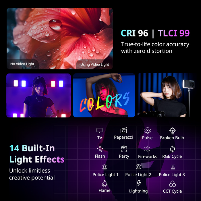 SmallRig RM 25C Mini LED Video Light 5357