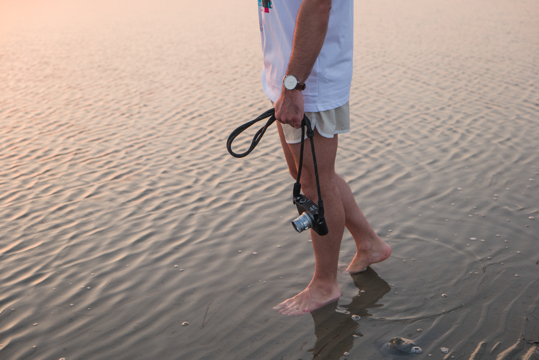 Cooph Adjustable Rope Camera Strap with Split Ring, 35.4-59" (90-150cm) - Duotone Panther