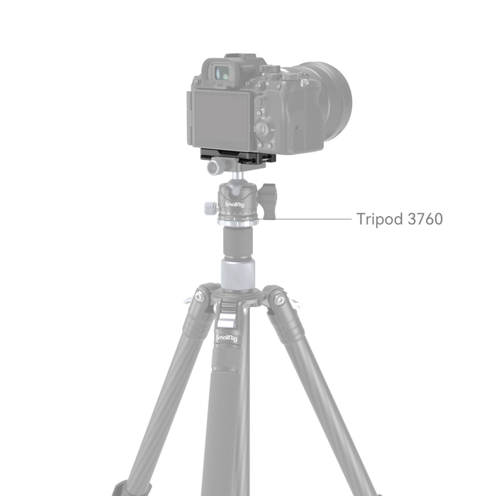 SmallRig Quick Release Mount Plate (Arca-Type Compatible) for AirTag MD4150