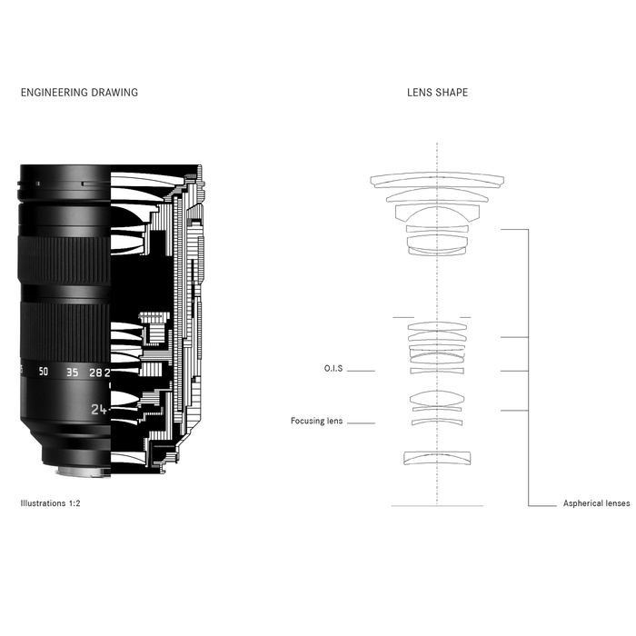 Leica Vario-Elmarit-SL 24-90mm f/2.8-4 ASPH. Lens - Black