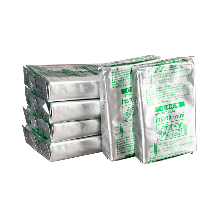 Fujifilm Instax Mini White Frame Instant Film Value Pack, White Frame - 60 Exposures