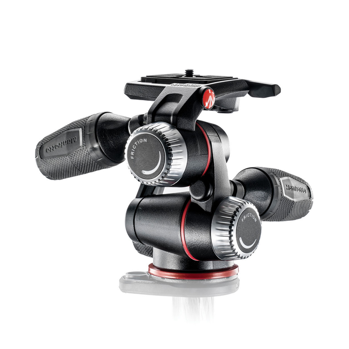 Manfrotto XPRO 3-Way Pan & Tilt Tripod Head with Retractable Levers