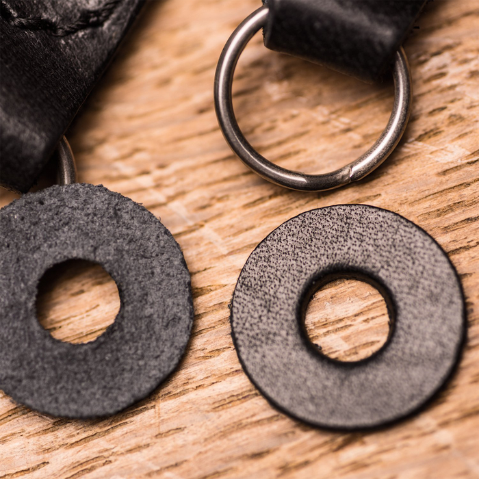 Cooph Leica Double Rope Strap with Split Ring, 39.4" (100cm) - Black