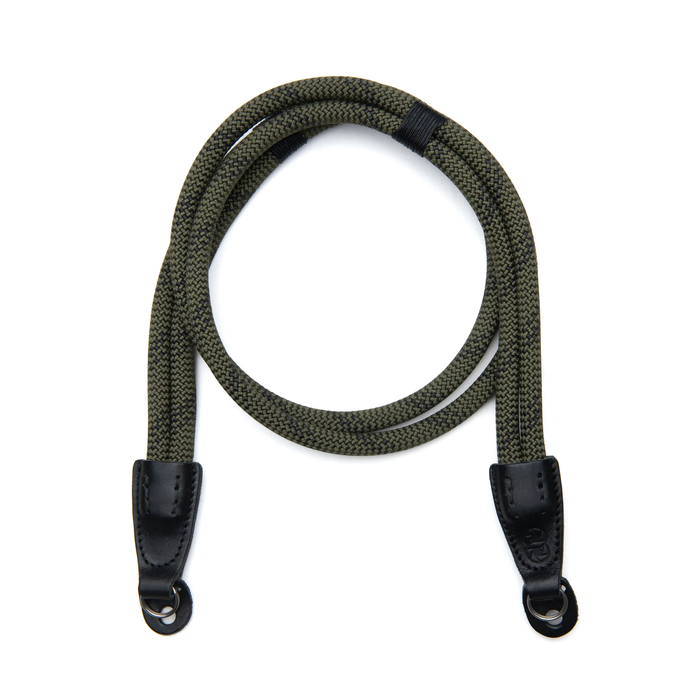 Cooph Double Rope Camera Strap with Split Ring, 45.3" (115cm) - Duotone Olive